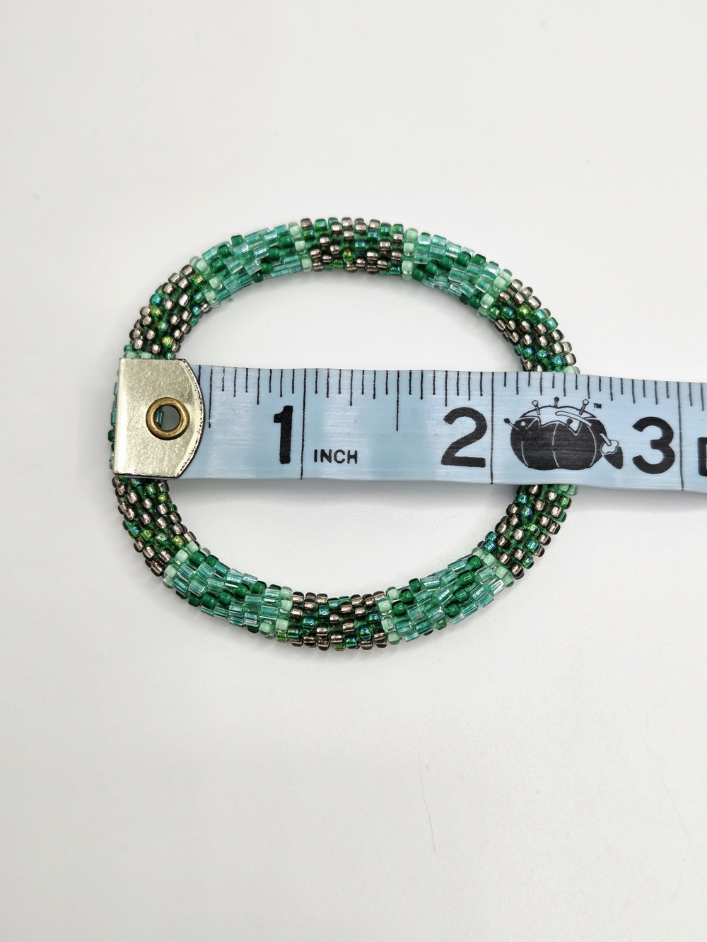 Emerald Green Beaded Bracelet Trio - Unbranded - Picture 9 of 9